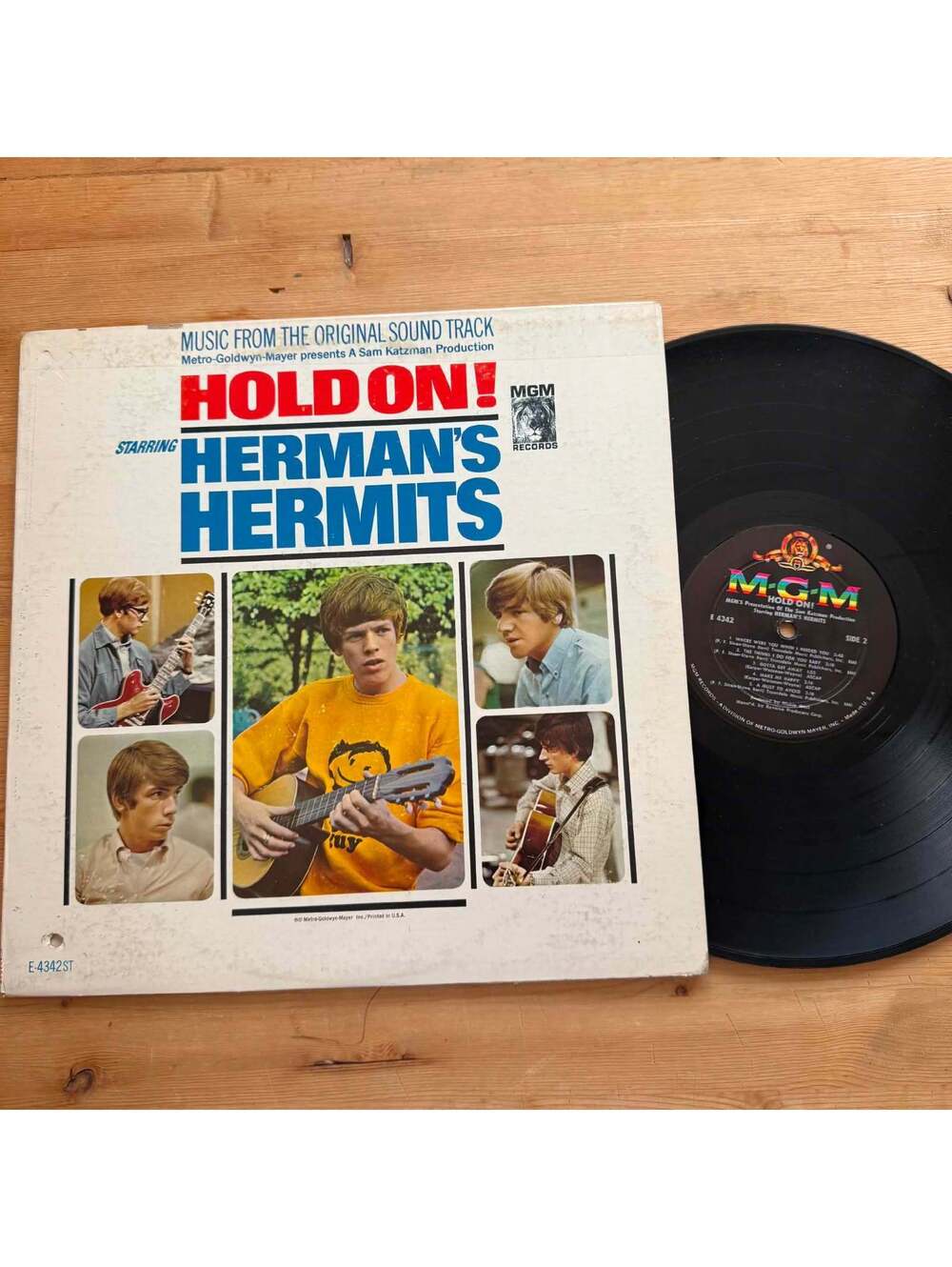 Herman's Hermit - Hold On! Original Soundtrack 33rpm Excellent Condition EZ1